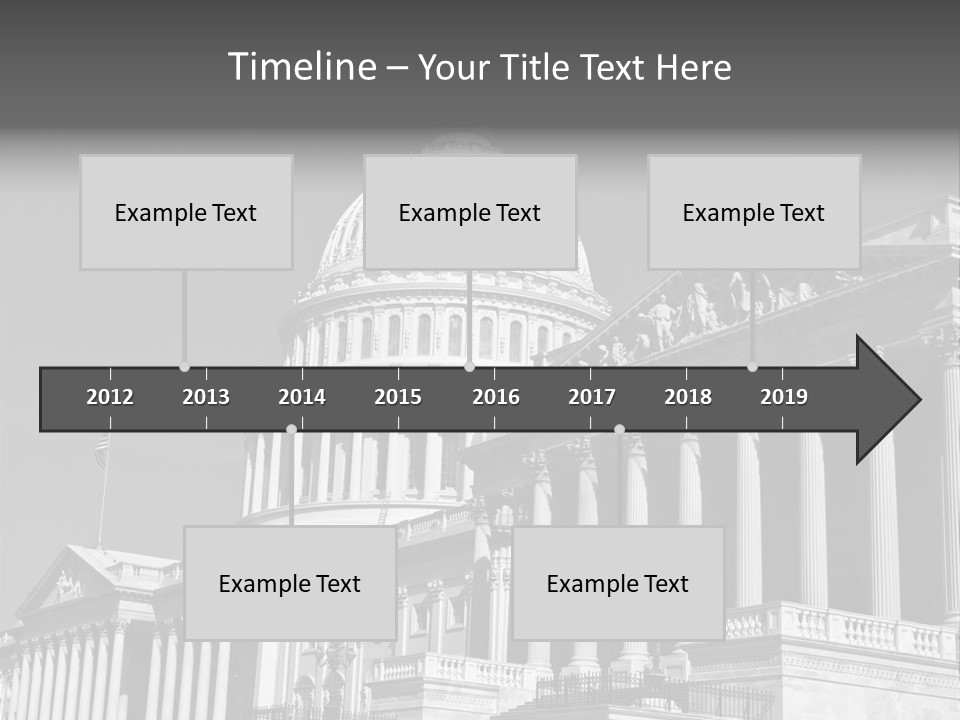 Washington Historic White PowerPoint Template
