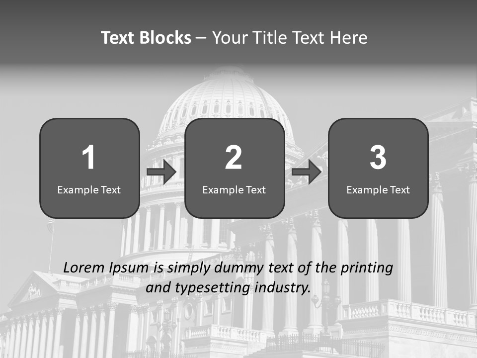 Washington Historic White PowerPoint Template