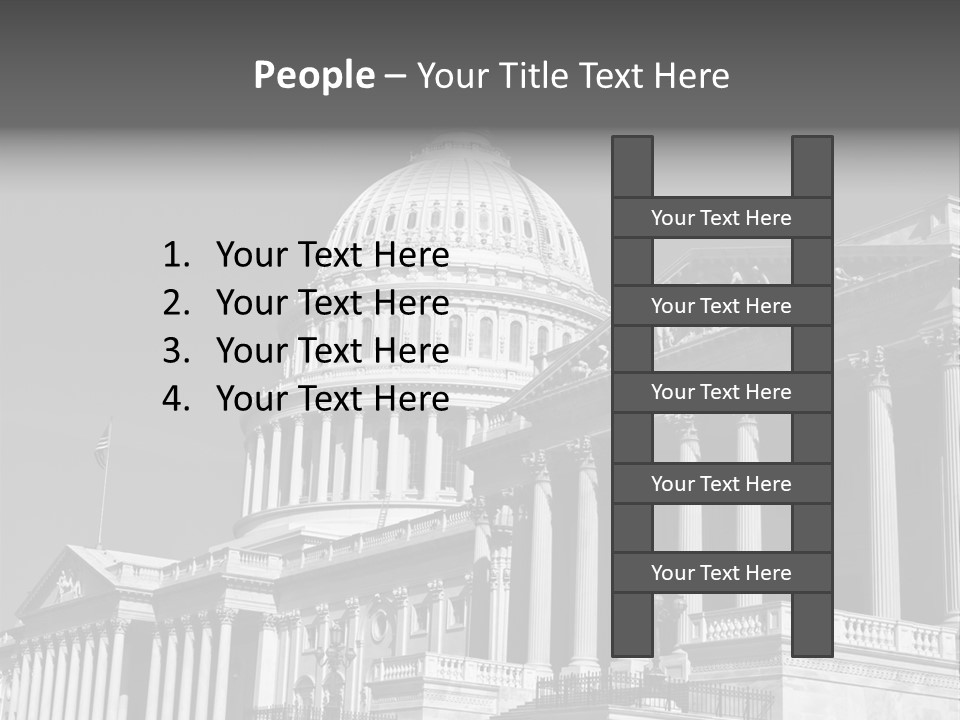 Washington Historic White PowerPoint Template