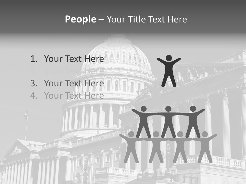 Washington Historic White PowerPoint Template