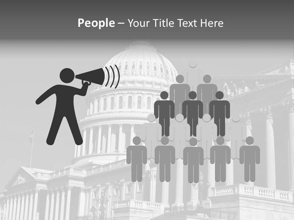 Washington Historic White PowerPoint Template