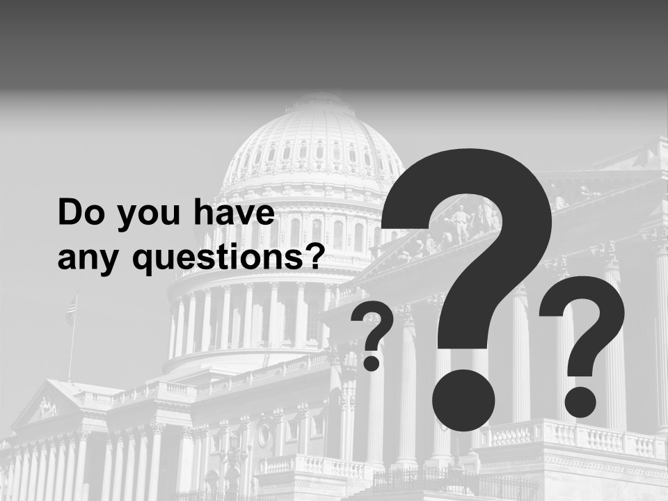 Washington Historic White PowerPoint Template