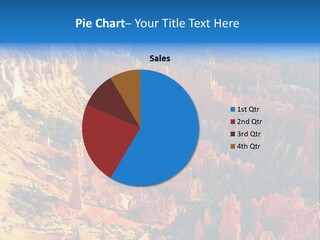 Grand Blue Canyon PowerPoint Template