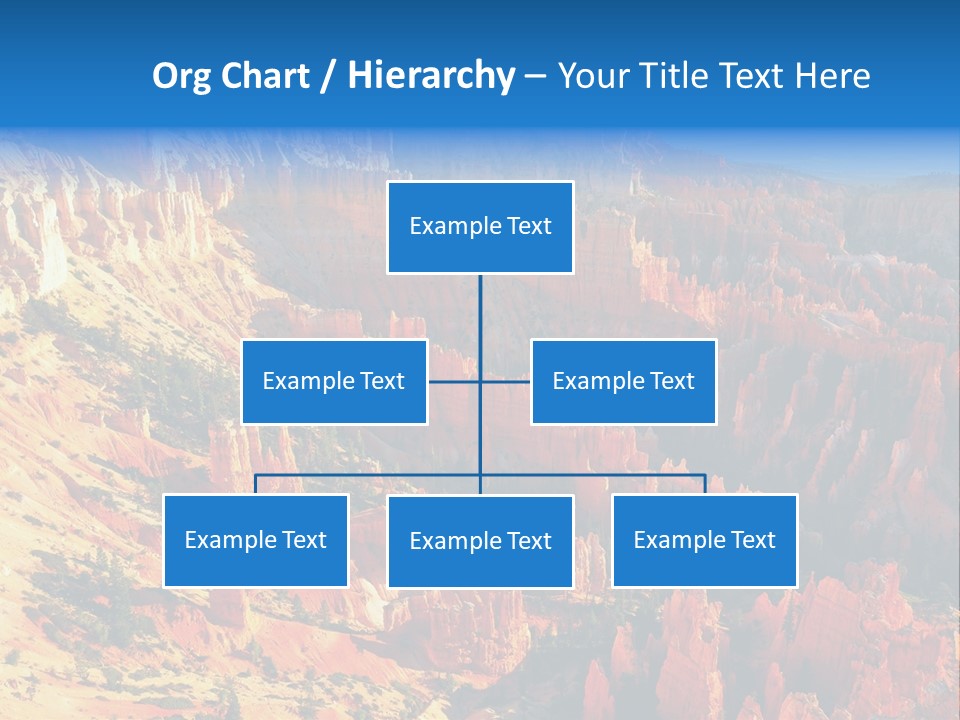 Grand Blue Canyon PowerPoint Template