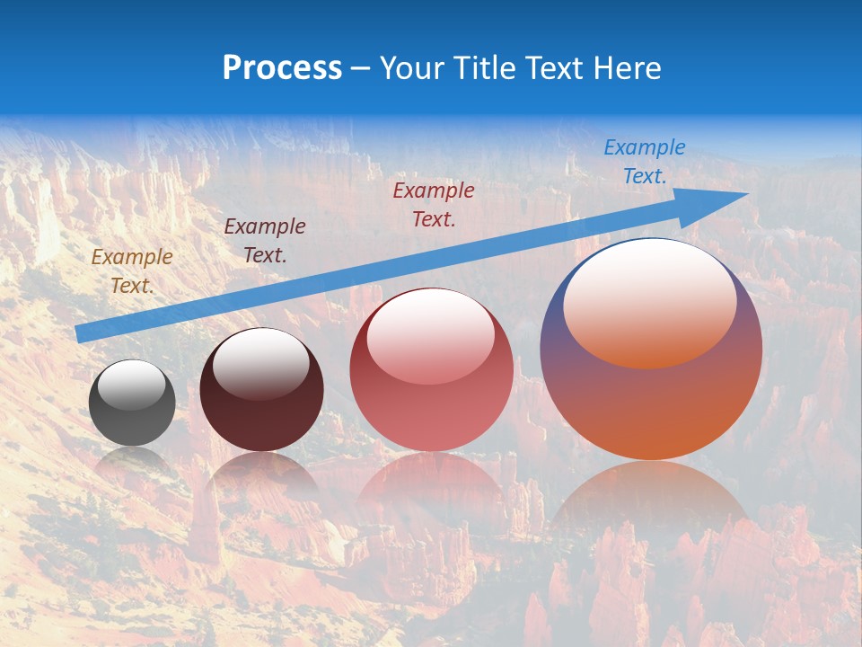 Grand Blue Canyon PowerPoint Template