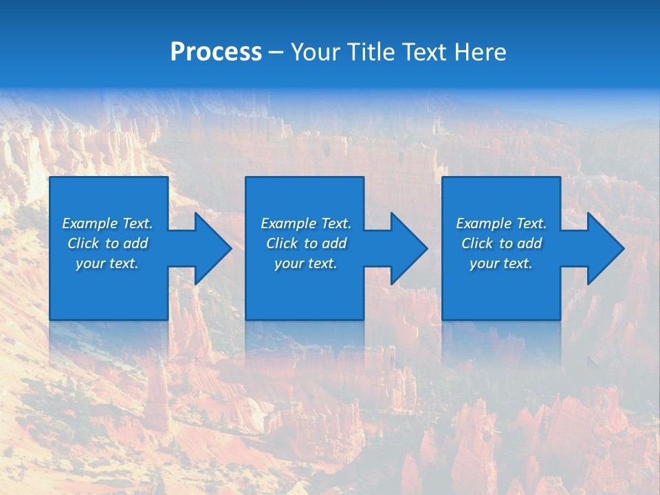 Grand Blue Canyon PowerPoint Template