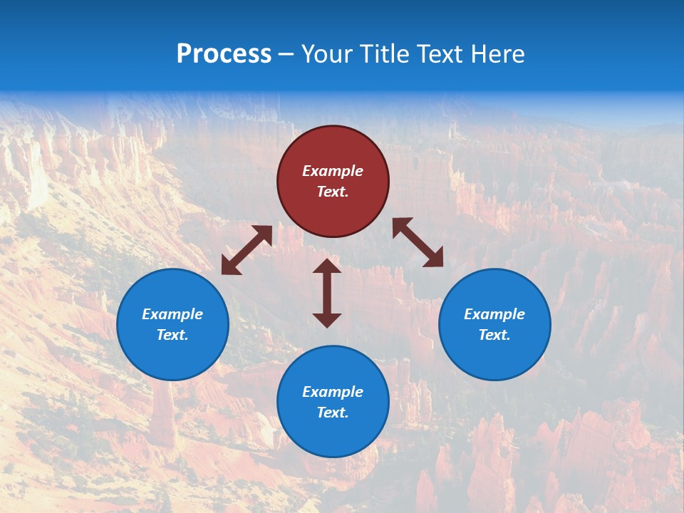 Grand Blue Canyon PowerPoint Template