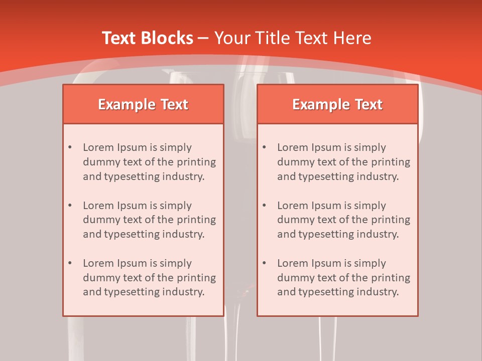 Alcohol Restaurant Alcoholic PowerPoint Template