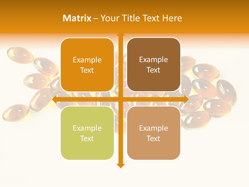 Rice Oil Multivitamin Cod PowerPoint Template