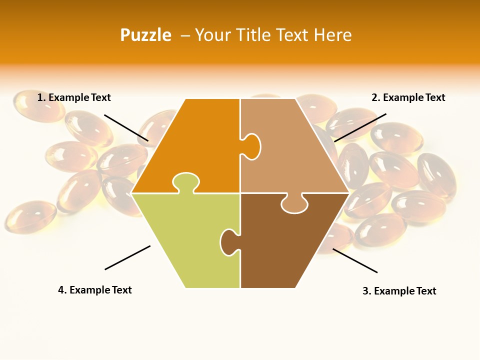 Rice Oil Multivitamin Cod PowerPoint Template