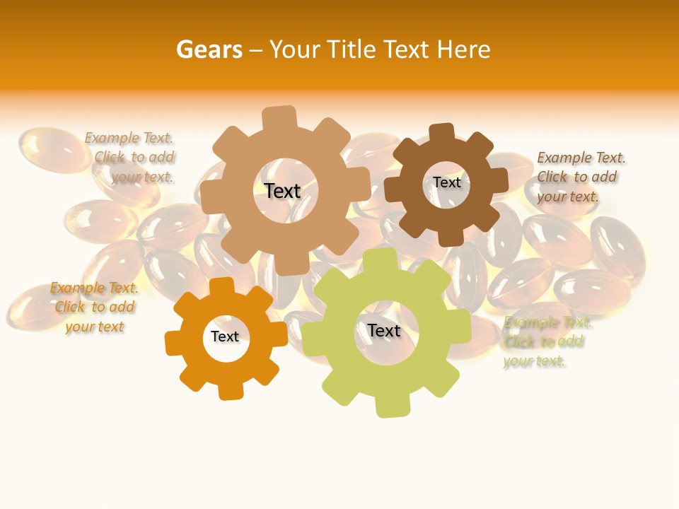 Rice Oil Multivitamin Cod PowerPoint Template