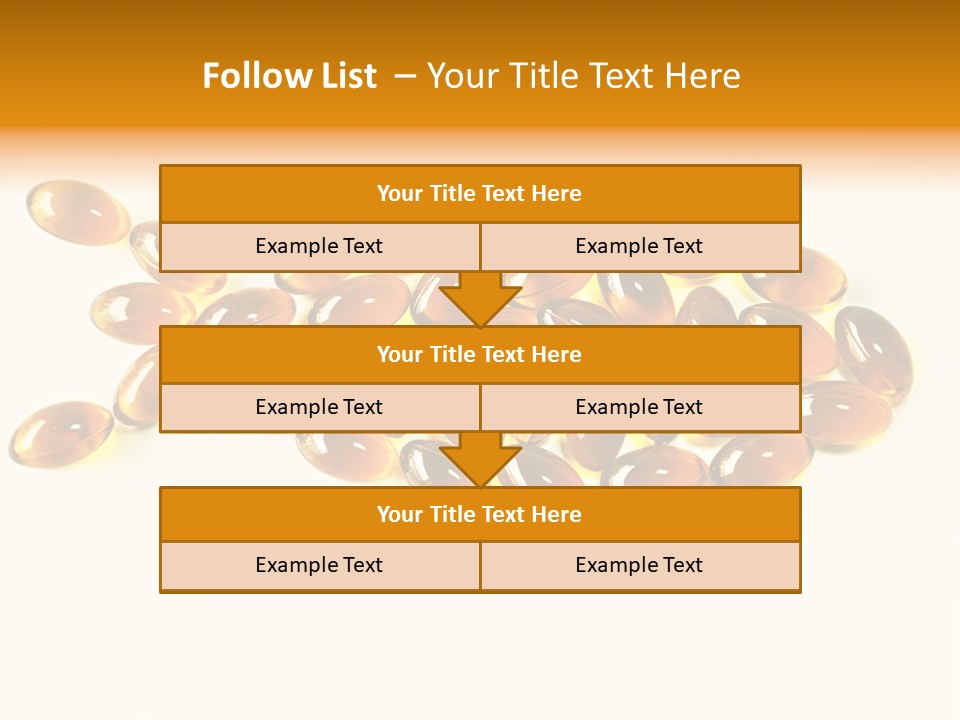 Rice Oil Multivitamin Cod PowerPoint Template