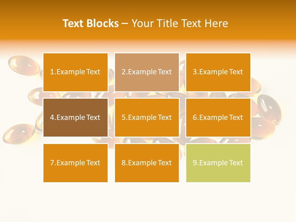 Rice Oil Multivitamin Cod PowerPoint Template