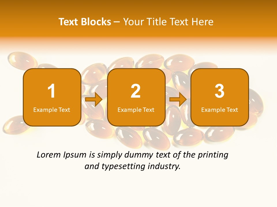 Rice Oil Multivitamin Cod PowerPoint Template