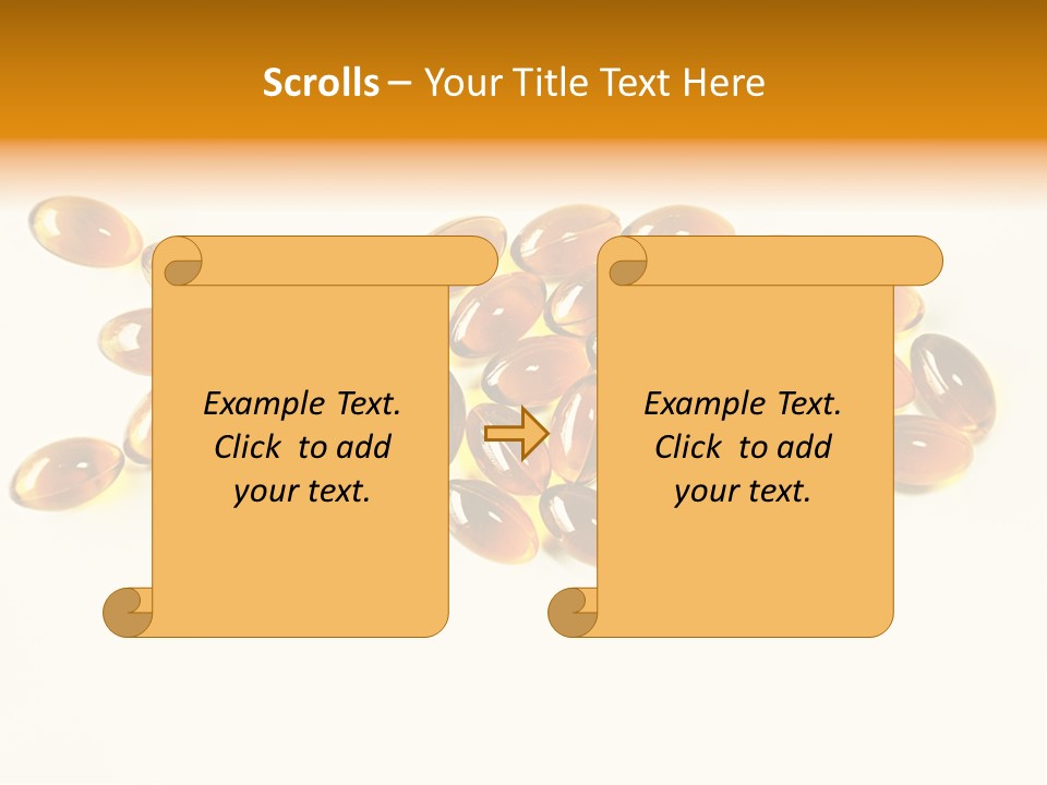 Rice Oil Multivitamin Cod PowerPoint Template