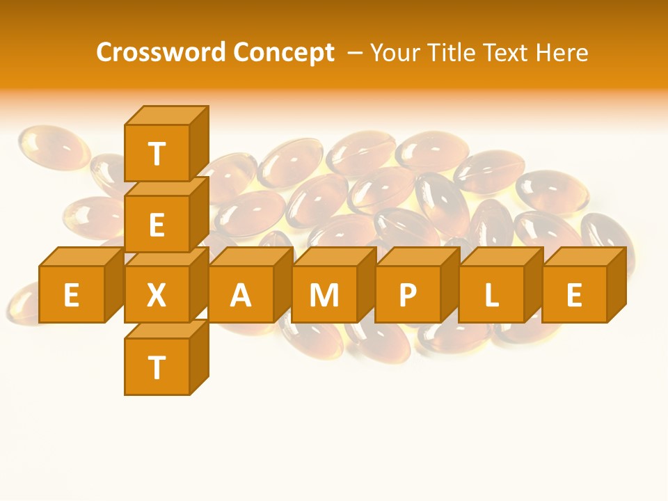 Rice Oil Multivitamin Cod PowerPoint Template