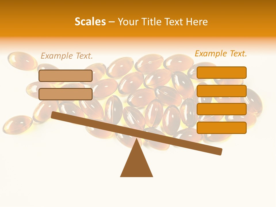 Rice Oil Multivitamin Cod PowerPoint Template