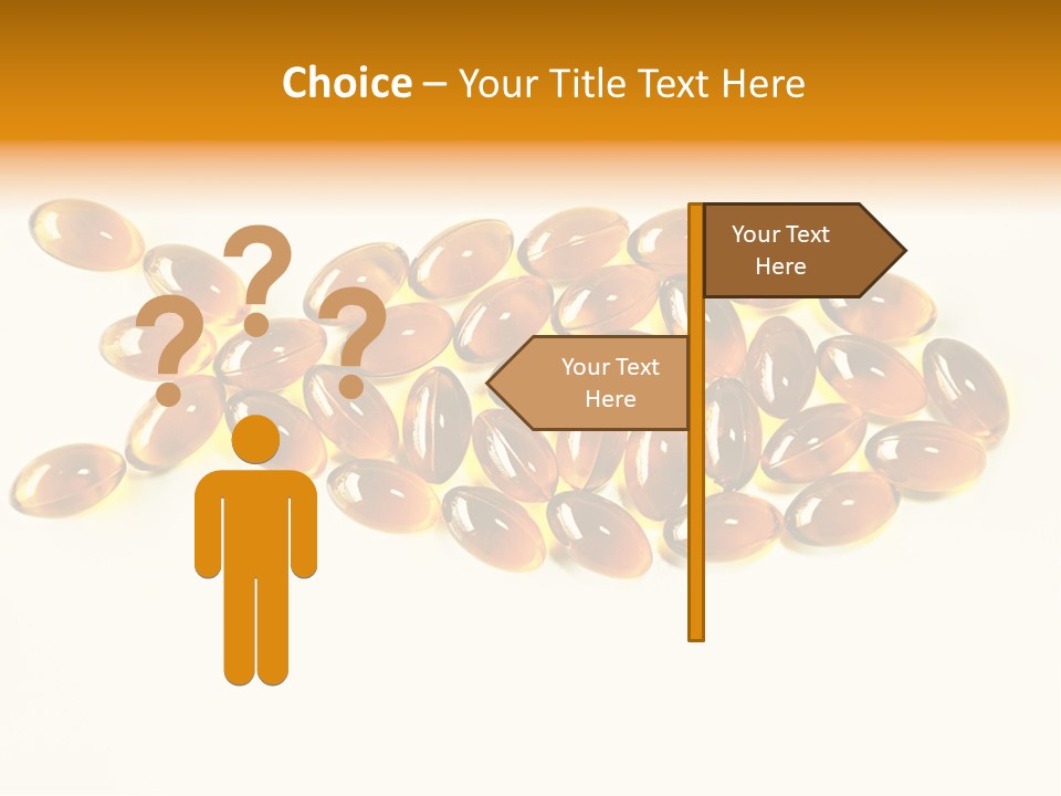 Rice Oil Multivitamin Cod PowerPoint Template