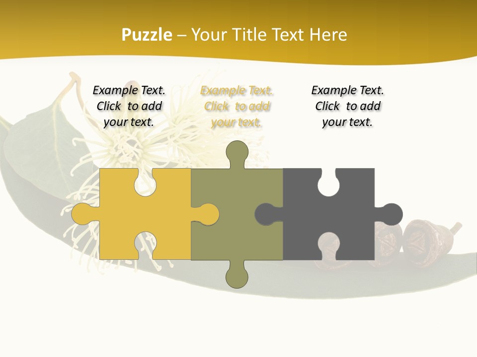 Viminalis Gumtree Eucalyptus PowerPoint Template