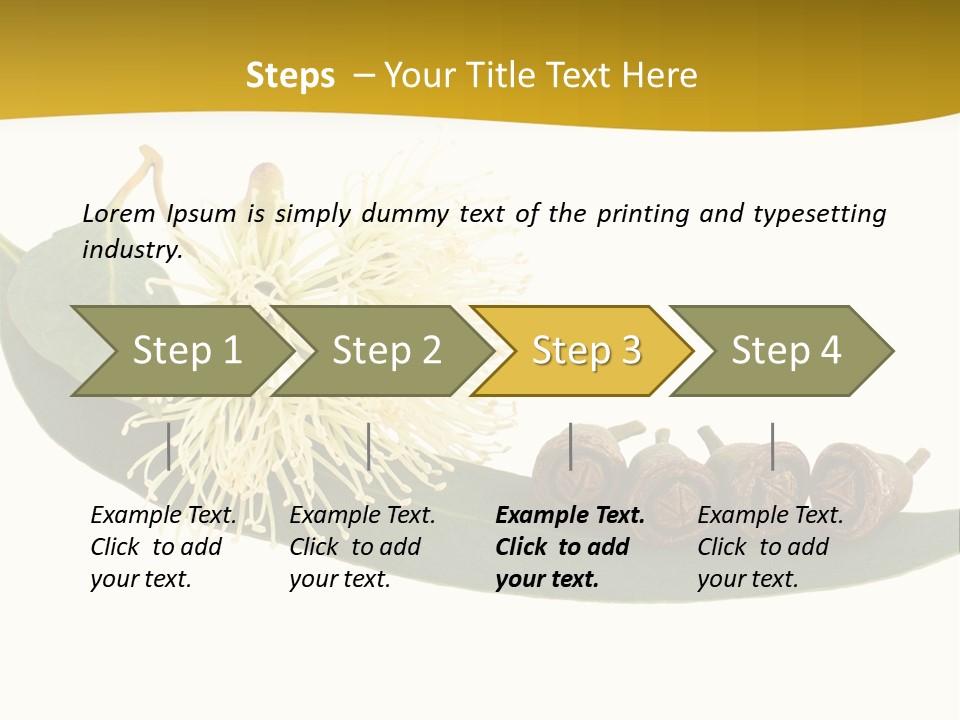 Viminalis Gumtree Eucalyptus PowerPoint Template