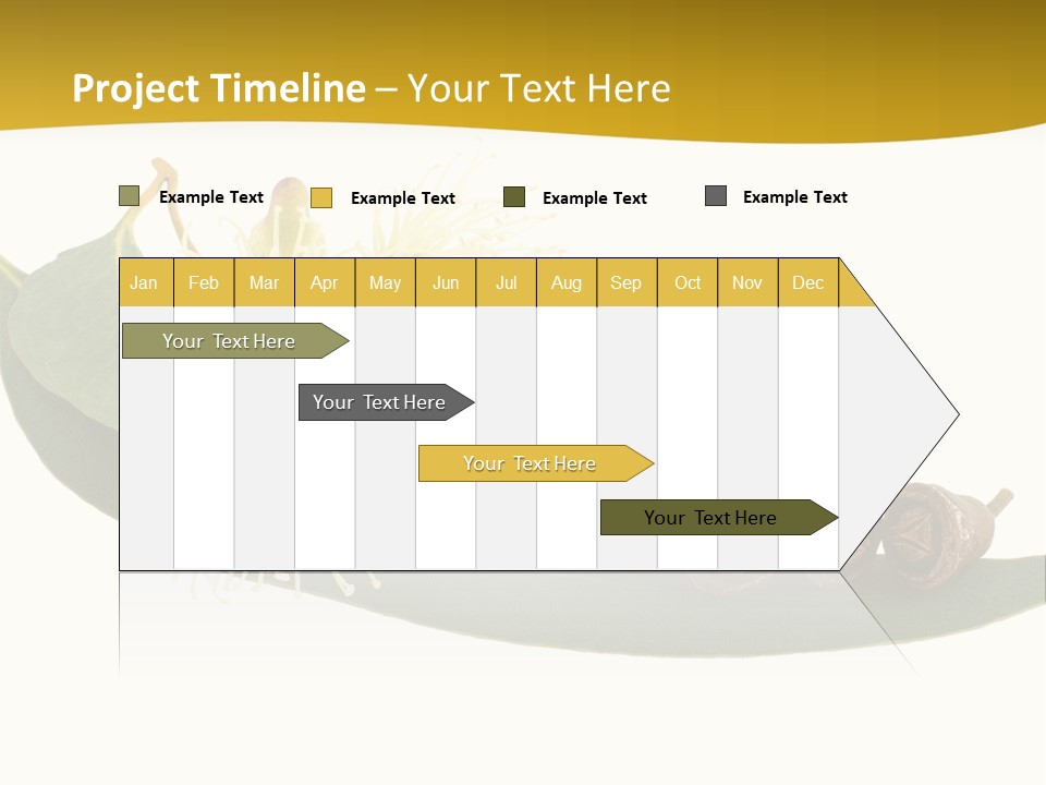 Viminalis Gumtree Eucalyptus PowerPoint Template