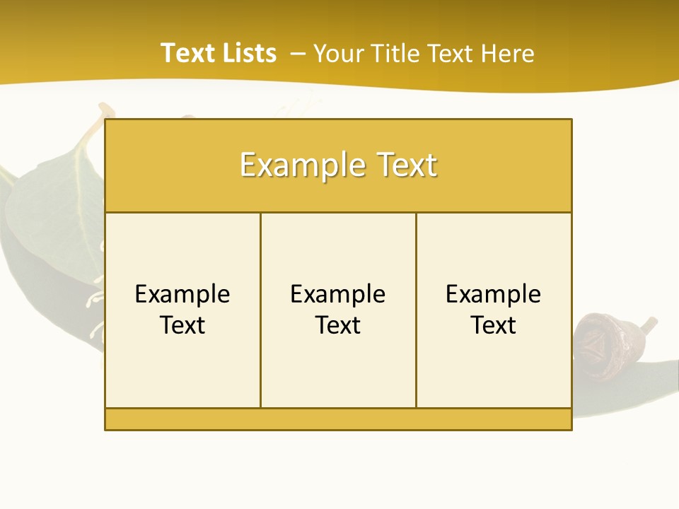 Viminalis Gumtree Eucalyptus PowerPoint Template
