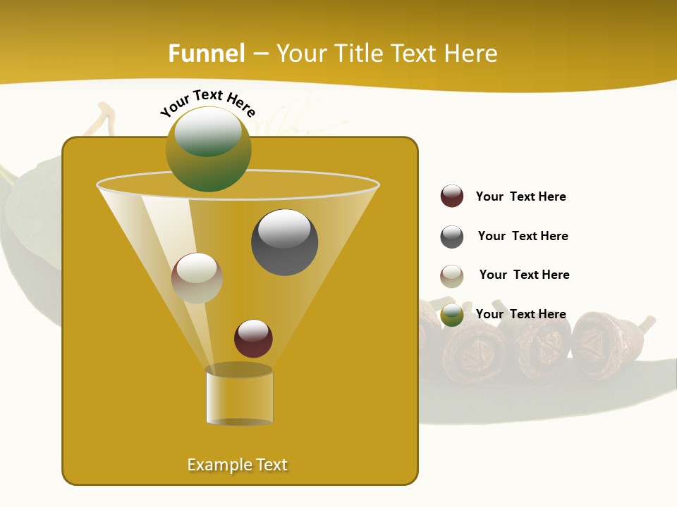 Viminalis Gumtree Eucalyptus PowerPoint Template