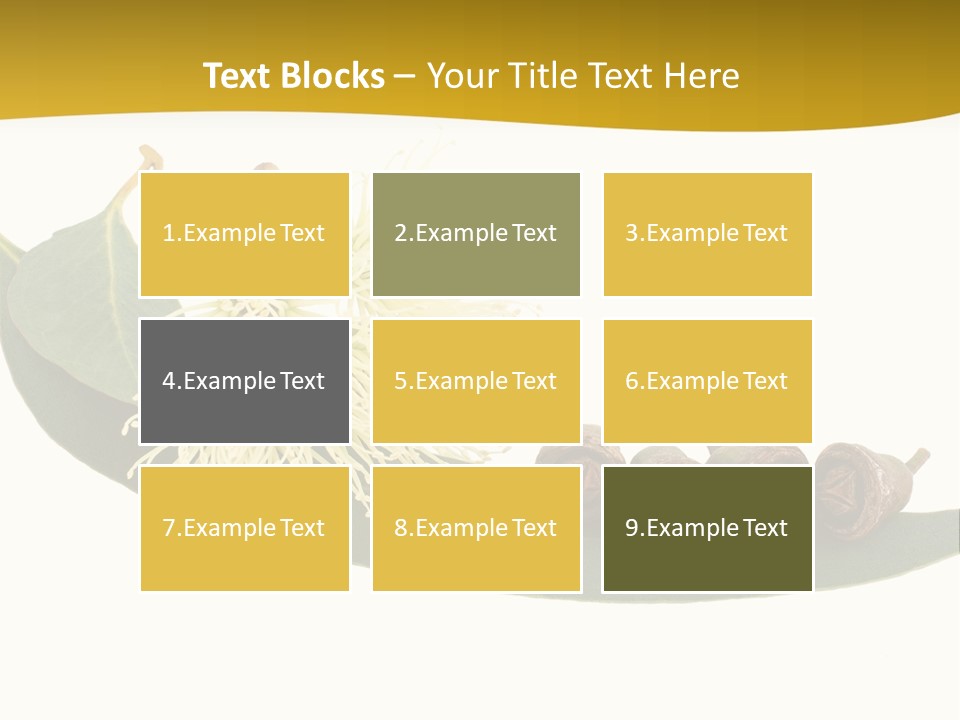 Viminalis Gumtree Eucalyptus PowerPoint Template
