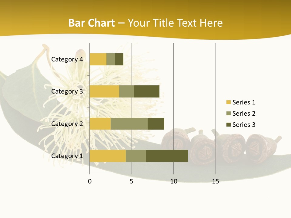 Viminalis Gumtree Eucalyptus PowerPoint Template