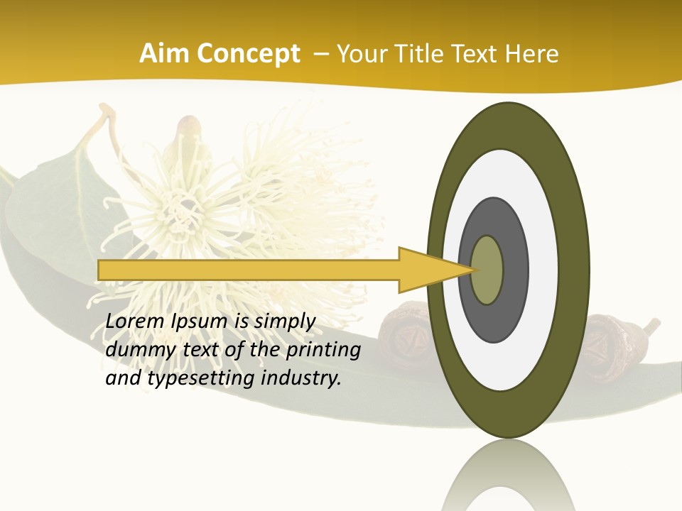 Viminalis Gumtree Eucalyptus PowerPoint Template
