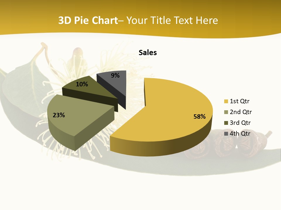 Viminalis Gumtree Eucalyptus PowerPoint Template