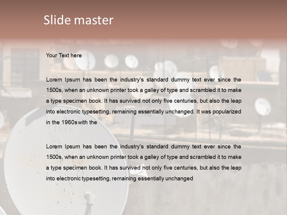 Technology Secure Lines PowerPoint Template