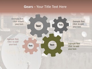 Technology Secure Lines PowerPoint Template