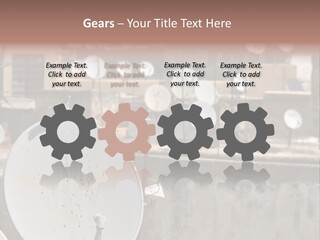 Technology Secure Lines PowerPoint Template