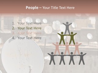 Technology Secure Lines PowerPoint Template