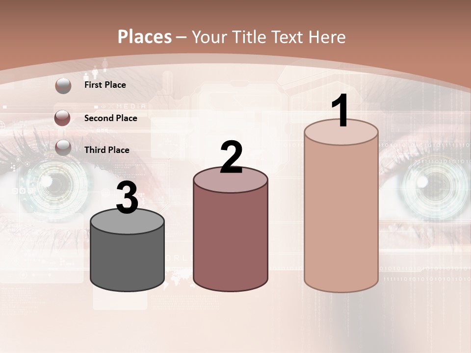 Technology Secure Lines PowerPoint Template