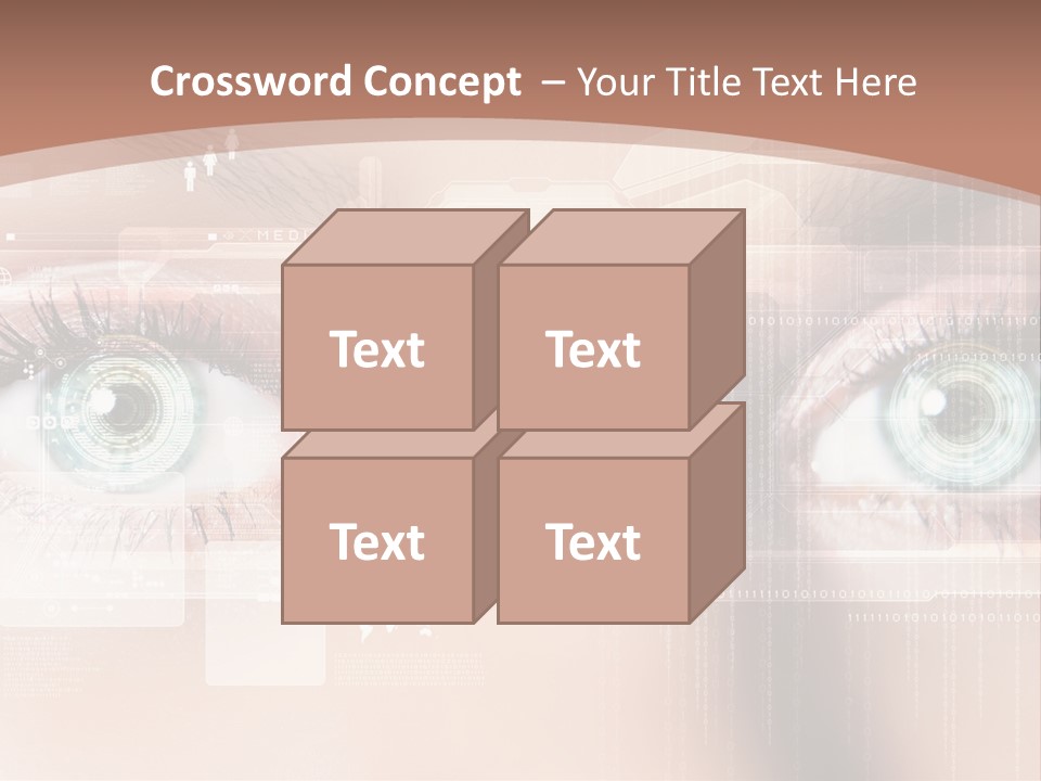 Technology Secure Lines PowerPoint Template