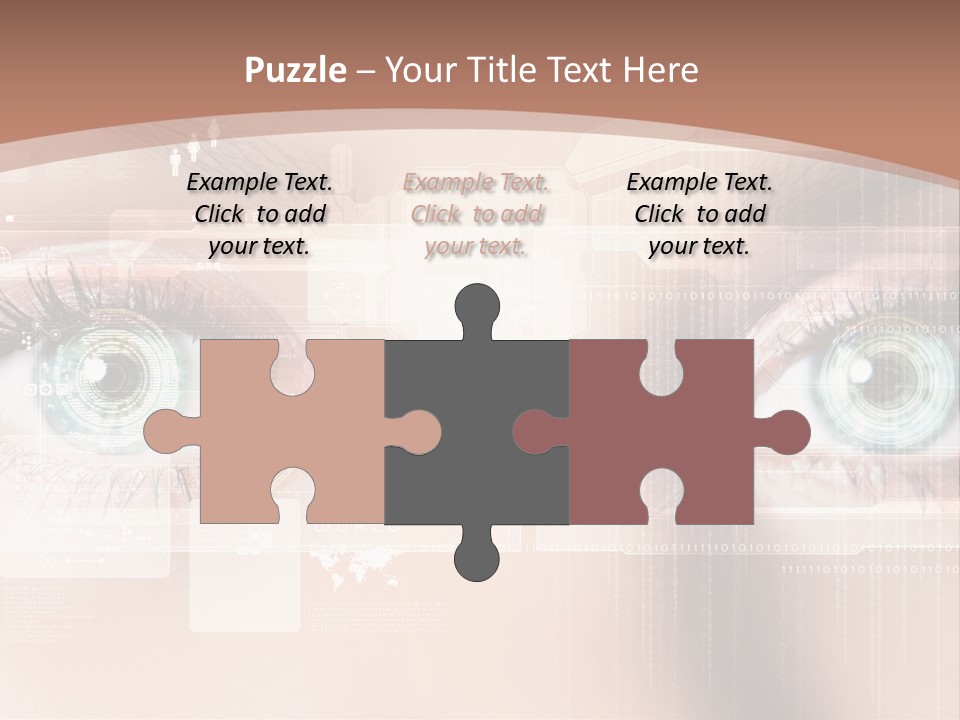 Technology Secure Lines PowerPoint Template