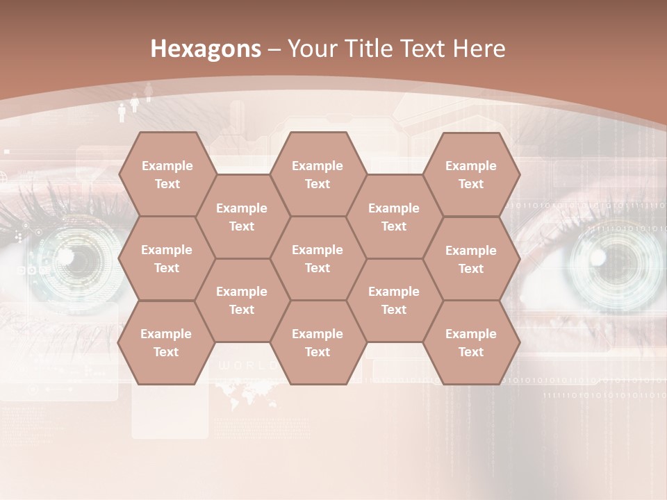 Technology Secure Lines PowerPoint Template