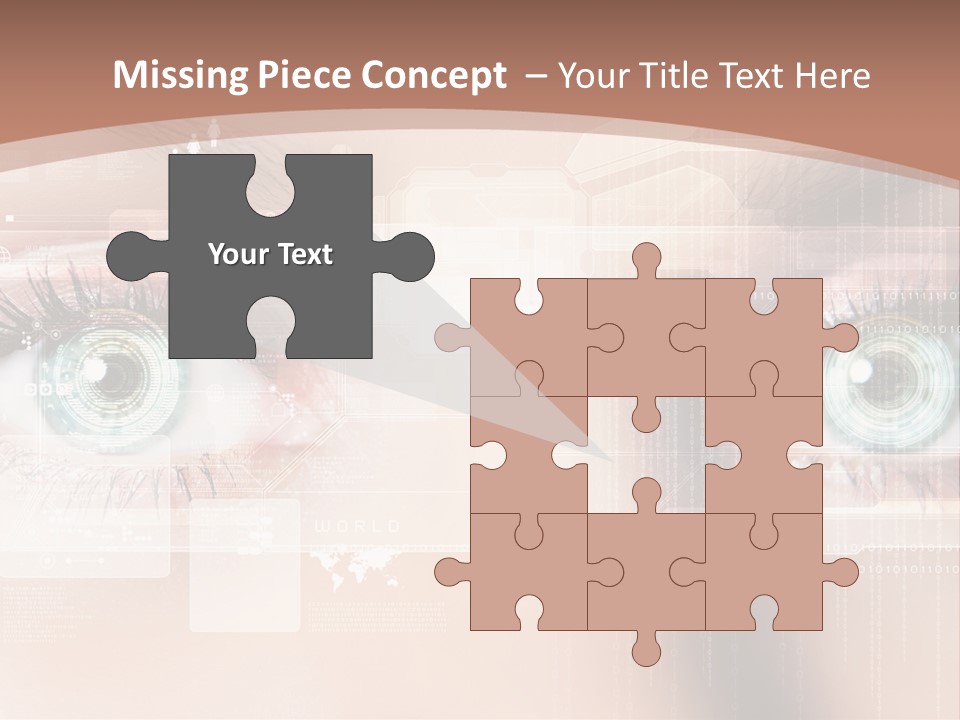 Technology Secure Lines PowerPoint Template