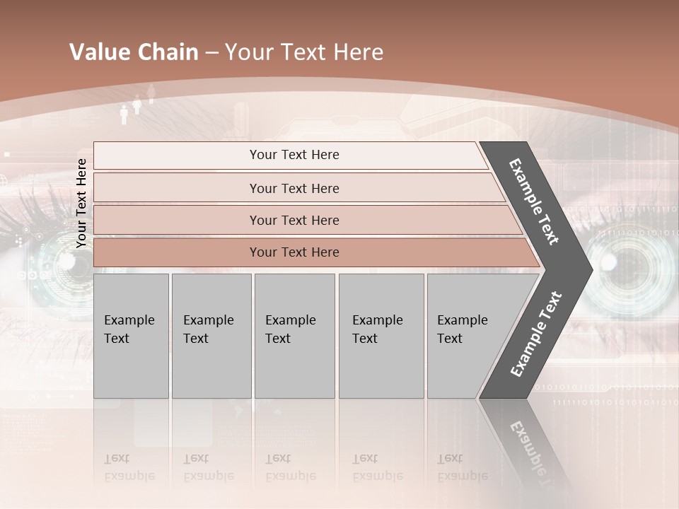 Technology Secure Lines PowerPoint Template