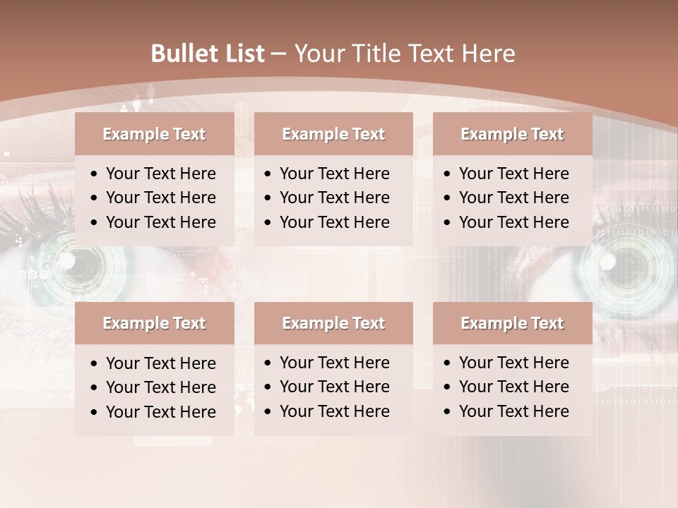 Technology Secure Lines PowerPoint Template
