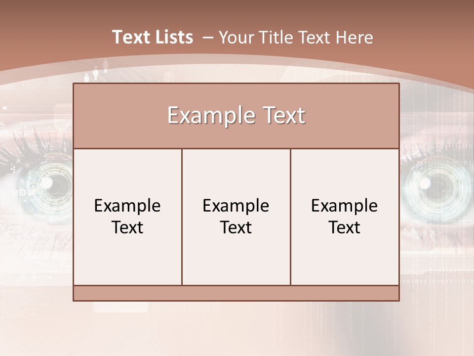 Technology Secure Lines PowerPoint Template