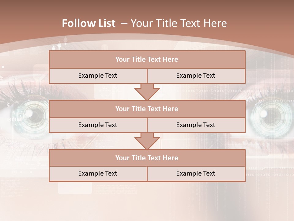 Technology Secure Lines PowerPoint Template