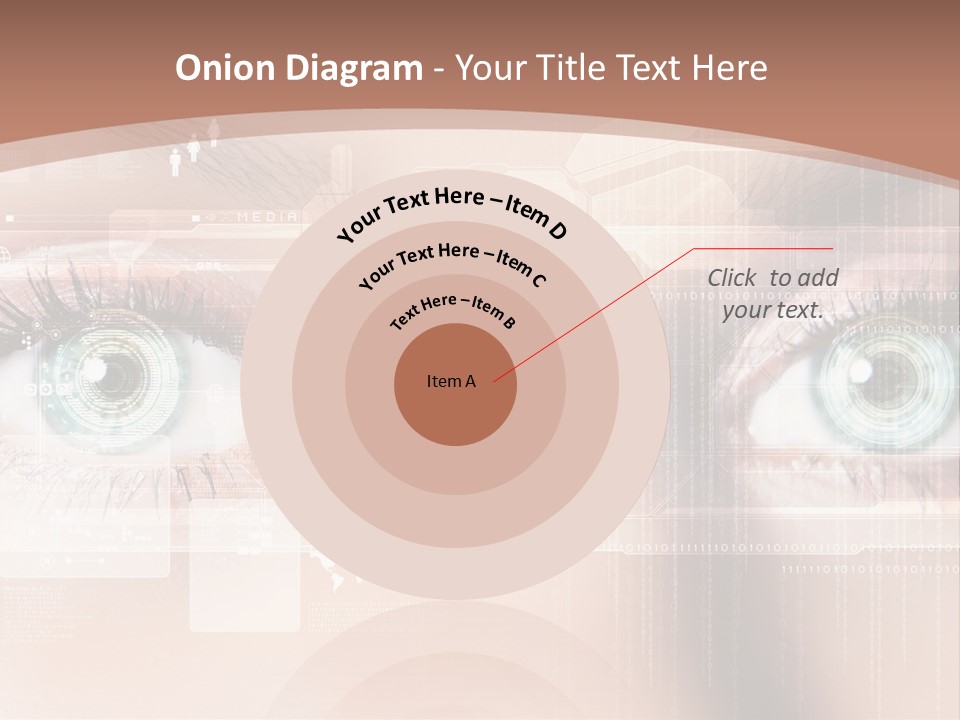 Technology Secure Lines PowerPoint Template