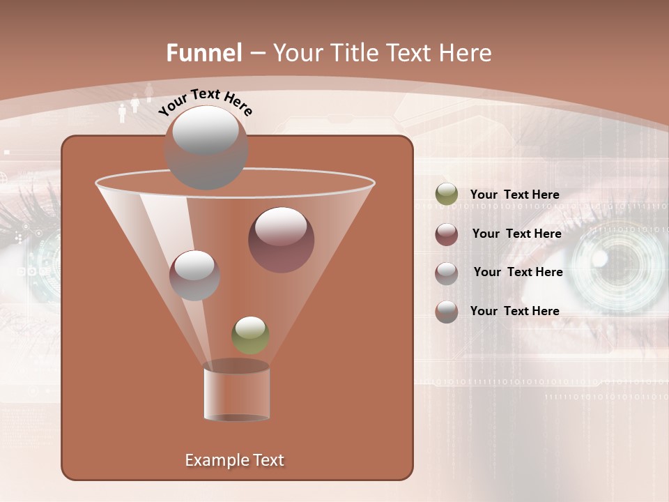 Technology Secure Lines PowerPoint Template