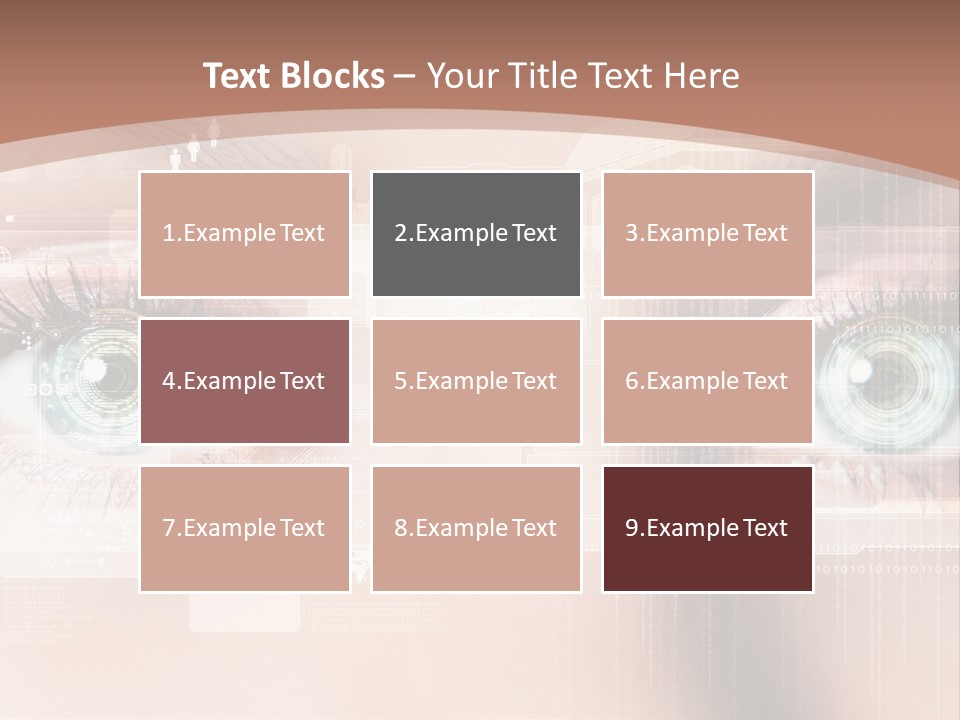 Technology Secure Lines PowerPoint Template