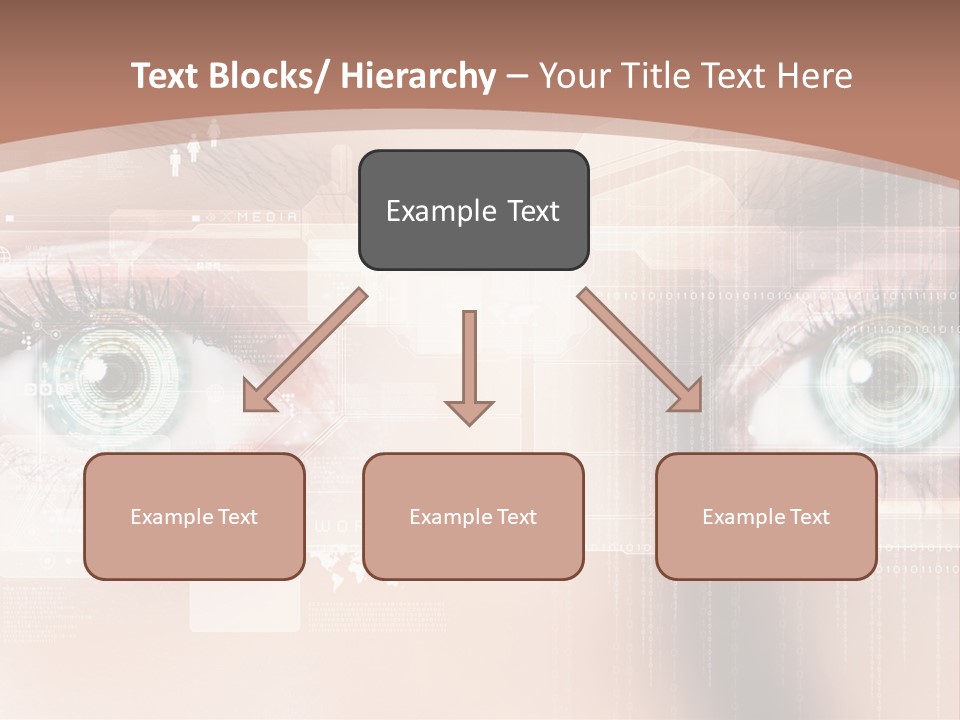 Technology Secure Lines PowerPoint Template