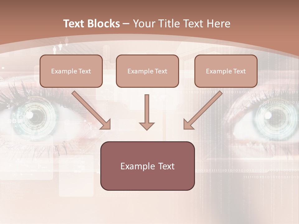 Technology Secure Lines PowerPoint Template