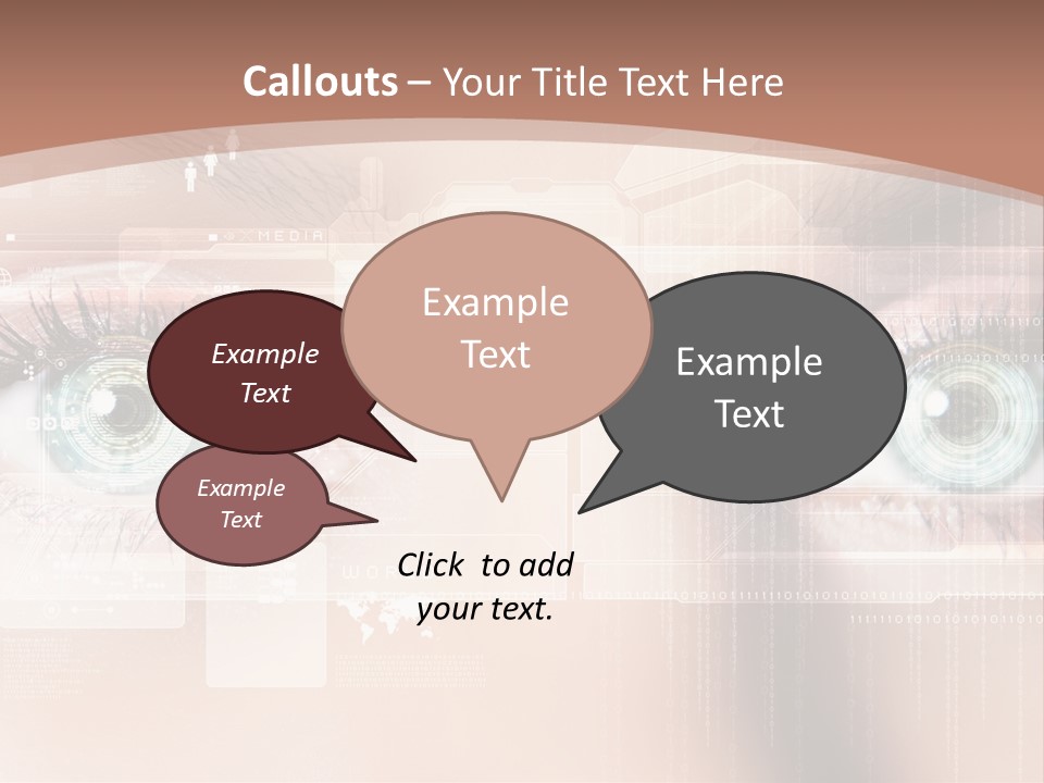 Technology Secure Lines PowerPoint Template